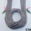 Cuerda Trenzada de Núcleo Bicolor Vertical de 5 mm Correa Cruzada de Moda Cuerda Decorativa Cordón para Cintura de Ropa Longitud Ajustable