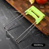 Clip para Prato e Tigela Doméstico de Aço Inoxidável Atacado Verde, Pegador de Objetos de PP, Levantador Criativo de Pratos de Cozinha, Clip para Louça