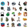 50 pegatinas de dibujos animados impermeables no repetitivas de Jedi Survival comiendo pollo, juego de grafiti transfronterizo, para equipaje, scooter y más.