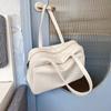 Bolso Tote de Gran Capacidad Estilo Universitario para Mujer, Bolso de Mano de un Solo Hombro para Viajes Cortos, Bolso de Equipaje de Corea del Sur