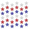 Enfeites Decorativos para o Dia da Independência Americana 2026 Transfronteiriços, Enfeites de Guirlanda Estrela Oca Decorativa para o Dia Nacional 4 de Julho