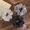 Scrunchie de Strass de Alta Qualidade Elástico para Cabelo Rabo de Cavalo Corda para Cabelo Coque Faixa de Cabelo Acessório Elástico para Cabelo