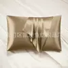 Amazon Aliexpress Funda de almohada individual Satén de seda helada Imitación de seda Seda Funda de almohada Venta al por mayor de fábrica transfronteriza Temu