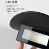 Lámpara de pared LED minimalista moderna, redonda, en blanco y negro, para balcón, entrada, sala de estar, TV, luz de fondo, dormitorio, lámpara de pared de noche