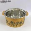 Olla Individual Pequeña Gruesa, Una Persona, Una Olla, Olla Pequeña Giratoria Comercial de Autoservicio, Cocina de Inducción, Olla Especial Anti-Escaldaduras para Shabu-Shabu