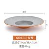 Plato redondo plano de melamina tipo porcelana engrosada, plato de plástico para vajilla comercial, hotel, restaurante, hot pot, guarnición, plato para barbacoa