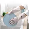 Luvas Finas de Borracha para Lavar Louça e Roupas Domésticas Femininas Impermeáveis, à Prova de Óleo, à Prova de Gancho Duráveis para Tarefas Domésticas