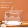 Caixa de Embalagem para Bolo de 2 Polegadas 3 Polegadas Caixas de Embalagem Blister para Mini Sobremesa Bolo Rolo Lasanha Ocidental Mousse