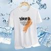 Camiseta Masculina de Manga Curta em Seda Gelo de Verão 2025, Solta, Tamanho Grande, Simples, Versátil, Cor Pura, Casual, Manga Média