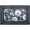 Felpudo de Entrada Estilo Fresco Floral Simple Puerta de Entrada Desgaste Resistente Suciedad Resistente Anillo de Seda Felpudo Cortable Antideslizante