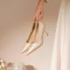 Zapatos de Abrigo de Moda y Versátiles con Tacones Finos para Combinar con Faldas, Zapatos de Tacón Alto para Mujer, Nuevo Modelo 2025, Color Champaña, Zapatos Elegantes de Estilo Femenino para Mujer