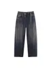 Comércio Exterior Transfronteiriço Atacado à Vista Roupas Femininas Europeias e Americanas Novo Estilo Primavera 2026 Jeans Soltos em Formato de Barril de Cintura Baixa