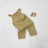 Suéteres de Outono e Inverno para Bebês Meninos e Meninas, Macacões de Tricô com Suspensório, Macacões Longos, Suéteres de Bebê, Macacões, Wraps de Algodão Puro