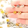 Accesorios para Joyería DIY Anillo Taladro Abalorio de Pedrería Pulsera Collar con Anillo Rueda Espaciadora de Diamante 6mm/8mm