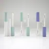 Estoque pronto tubo de máscara de cílios transparente frasco vazio tubo de delineador roxo tubo de cola para cílios atacado materiais de embalagem cosmética disponíveis