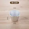 Molde tipo flanera mini estilo occidental para pudín, gelatina y pasteles pequeños, molde redondo para hornear en el horno, hecho de aluminio anodizado