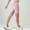 Amazon Shorts de Yoga Sem Costura com Rosca Fitness Secagem Rápida Levantamento de Quadril Quadril de Mel Slim Ciclismo Cintura Alta Elásticos Calças de Fitness