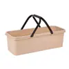 Cubo Rectangular para Trapeador Hogareño Grande Cubo de Limpieza con Trapeador Esponja Exprimidor Plástico Lavado de Autos Cubo para Trapeador al por Mayor Cubo Único