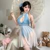 Lencería Sexy Deseo Puro Cheongsam Tentación Femenina Estilo Antiguo Mono Uniforme Tentación Traje Libre 2769