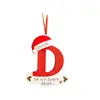 Venta Caliente Transfronteriza Acrílico Plano 2D Navidad Creativas Decoraciones de Letras Inglesas Adornos de Bendición para Árbol de Navidad