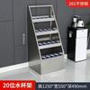 Soporte de Taza para Empleados de Acero Inoxidable Taller de Fábrica Gabinete para Tazas de Té Estante de Almacenamiento Sala Común de la Empresa Gabinete de Almacenamiento de Tazas Estante