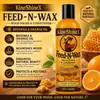 Kineshinex Agente para el Cuidado de Muebles con Cera de Abejas 120ml Líquido para el Cuidado, Pulido, Limpieza y Brillo de Superficies de Madera