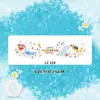 Festival Songkran Colorido Adesivos de Rosto à Prova d'Água Longa Duração Maquiagem de Imitação Estilo Pequeno e Fofo Adesivos de Rosto Adesivos de Tatuagem de Maquiagem de Natal