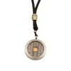 Nuevo Colgante de Moneda Flor Fantasma de Montaña China Estilo Nacional Colgante de Moneda de Bronce Retro para Llevar Contigo Collar para Hombres y Mujeres Adorno de Regalo Cultural y Creativo
