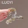 2025 Nuevo Lujo Accesible Moda Cristal Pinza Pequeña para Agarrar Pinza para Cabello Medio Atado Clip Lateral para Cabello Flequillo Pinzas Accesorios para el Cabello