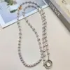 Elegante y estilosa cadena larga de perlas minimalista para teléfono, cadena cruzada para bolso de cámara, venta al por mayor para mujeres