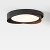 Lámpara de techo estilo italiano Zhongshan para sala de estar, dormitorio y habitación, protección ocular, minimalista moderno, lujo ligero, elegante, accesorio de iluminación para el hogar de forma redonda