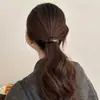 Pinza para el Cabello Pequeña de Plátano Estampado de Leopardo para Mujer 2026 Nuevo Estilo Pinza Vertical para Fijar Cola de Caballo Alta Pinza Giratoria Elegante Versátil Accesorio para el Cabello