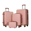 Maleta de Aspecto Elegante 20 pulgadas Maleta de Cabina Carrito de Gran Capacidad Maleta Anticaídas de 3 Compartimentos Envío Directo Transfronterizo Caja con Contraseña