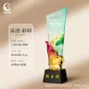 Trofeos de cristal personalizados, medallas creativas para eventos, premios para reuniones anuales corporativas, adornos de cristal, trofeos de metal