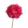 Flor Individual de Hortensia Artificial Decoración de Hotel Flor Falsa de Hortensia Hortensia Artificial Sostenida por la Novia Flor Artificial de Hortensia Individual