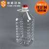 Si Dun 4L Pote de Óleo de Plástico 4 litros PET Grau Alimentício Barril de Óleo Transparente 8kg Garrafa de Óleo Quadrada Plana 8kg Barril de Óleo de Amendoim