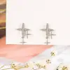 Novos Brincos Exquisitos e Simples de Estrela de Quatro Pontas para Mulheres, Design de Nicho de Luxo Leve, Brincos Brilhantes de Diamante de Alta Qualidade, Brincos Versáteis