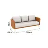 Conjunto de Sofá com Assentos em Booth, Mesa e Cadeiras para Bares, Cafés, Salas Privadas, Áreas de Descanso, Áreas de Reunião e Recepção, Restaurantes Comerciais e Casas de Chá