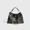 Nova Bolsa Tote Rombus de Cor Contrastante, Grande Capacidade, Costura Fashion, Ombro Único Temperamental, Bolsa Tote Portátil Popular Transversal