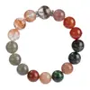 Pulsera de Equilibrio de los Cinco Elementos para Hombres y Mujeres, Pulsera de Cristal Natural Multigemstone, Joyería Regalo para Atraer Riqueza y Mejorar el Equilibrio