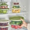 Caja de conservación fresca al por mayor grado alimenticio para el hogar calentamiento en microondas fruta lonchera caja sellada almacenamiento en refrigerador lonchera