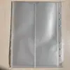 Álbum de Tarjetas de 6 Agujeros de 3 Pulgadas con Cuatro Ranuras Adecuado para Álbumes de Tarjetas de Dibujos Animados, Cuadernos de Hojas Sueltas para Fotos, Álbumes de Tarjetas de Colección, Carpetas A5