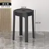 Sillas de plástico engrosadas, sillas de comedor apilables, taburetes simples para restaurante, sillas comerciales para ocio