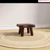 Taburete Pequeño de Madera Maciza con Cojín Suave, Taburete Bajo para Uso en Casa, Taburete de Moda, Taburete para Niños, Taburete de Cuatro Patas para Adultos, Taburete para Cambiar Zapatos