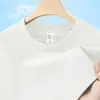 Camiseta Jacquard de Manga Corta para Hombre 220g Nuevo Verano 2026 Holgada Cuello Redondo Transpirable