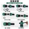 Accesorios de tubería pe conectores rápidos tubería de agua potable conexión viva sin calor válvula codo directo tee 4 puntos 6 accesorios de tubería pe