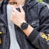 Relógio Masculino Personalidade Sanda Água Lazer Negócios Moda Coreana Tendência Seis Ponteiros Relógio Masculino Fábrica Atacado