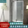 Guangdong fabricantes casa de banho atacado 304 cubículo de chuveiro de tela de aço inoxidável em linha porta de correr pode ser fixado
