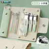 Set de cortaúñas juego completo de cortaúñas cortaúñas para el hogar oblicuo pedicura herramientas para uñas set de belleza impresión regalo