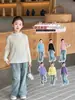 Modelo de Bienestar 2025 Suéter de Punto Básico de Siete Colores Rayas Puras Color Sólido Moda Versátil Suéter Personalizado de Exportación